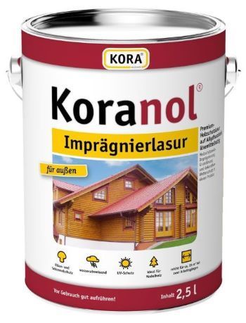 Koranol® Imprägnierlasur Silbergrau 2,5 ltr