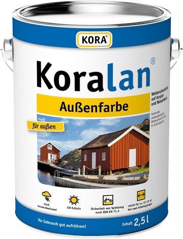 Koralan® Außenfarbe weiß 2,5 ltr