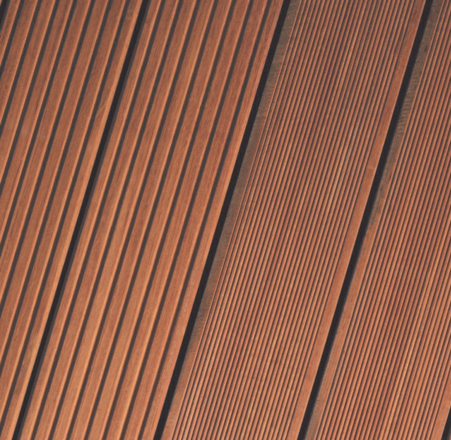 Bangkirai Riffel-/Trapezprofil 25 x 145 mm