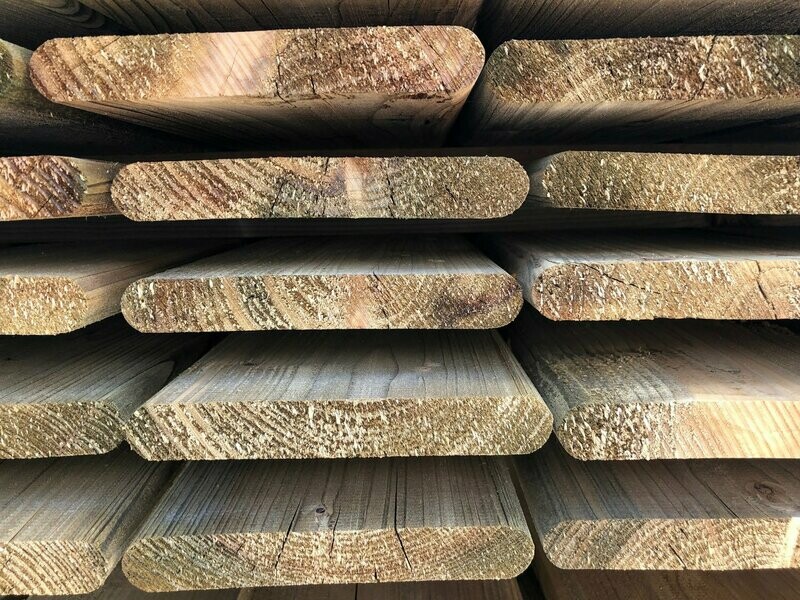 Glattkantbretter 26 x 145 mm KDI grün | 400 cm Glattkantbretter 26 x 145 mm KDI grün | 400 cm