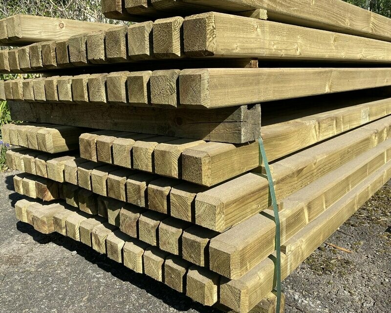 Kantholzpfosten KDI 7 x 7 x 210 cm