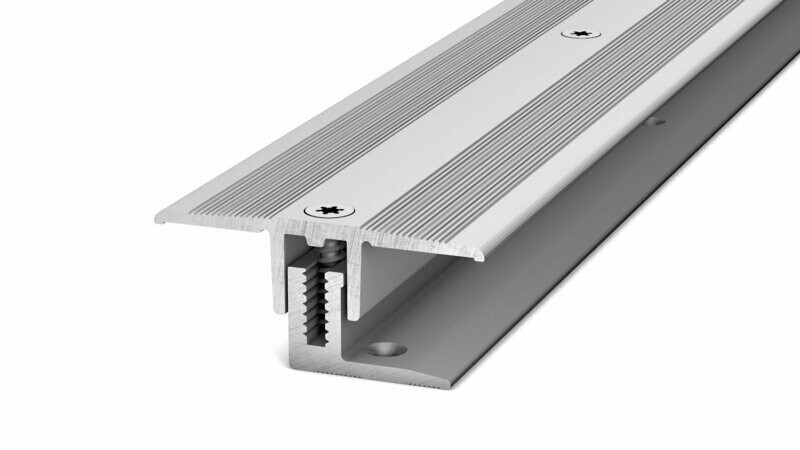 Übergangsprofil Aluminium Silber elox. 100 cm