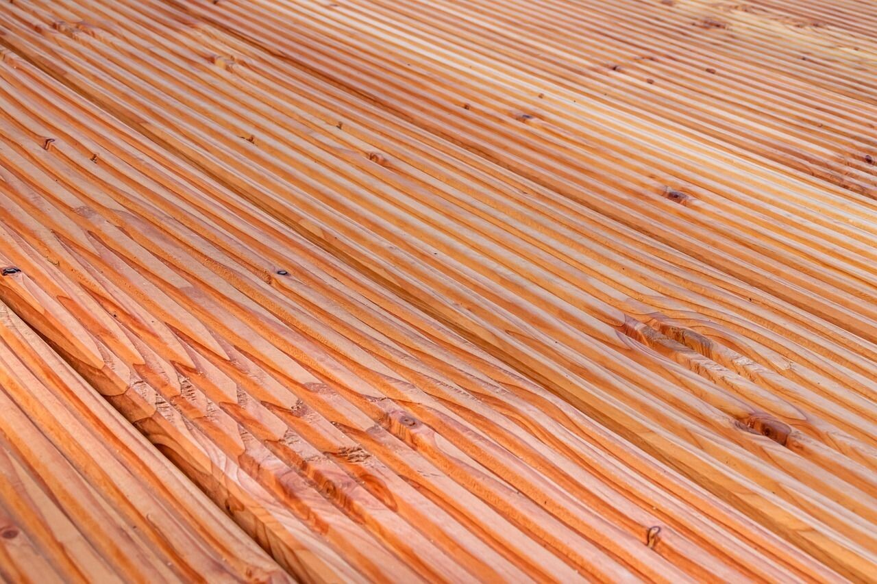 Douglasie Riffel-/Trapezprofil 45 x 145 mm Douglasie Riffel-/Trapezprofil 45 x 145 mm