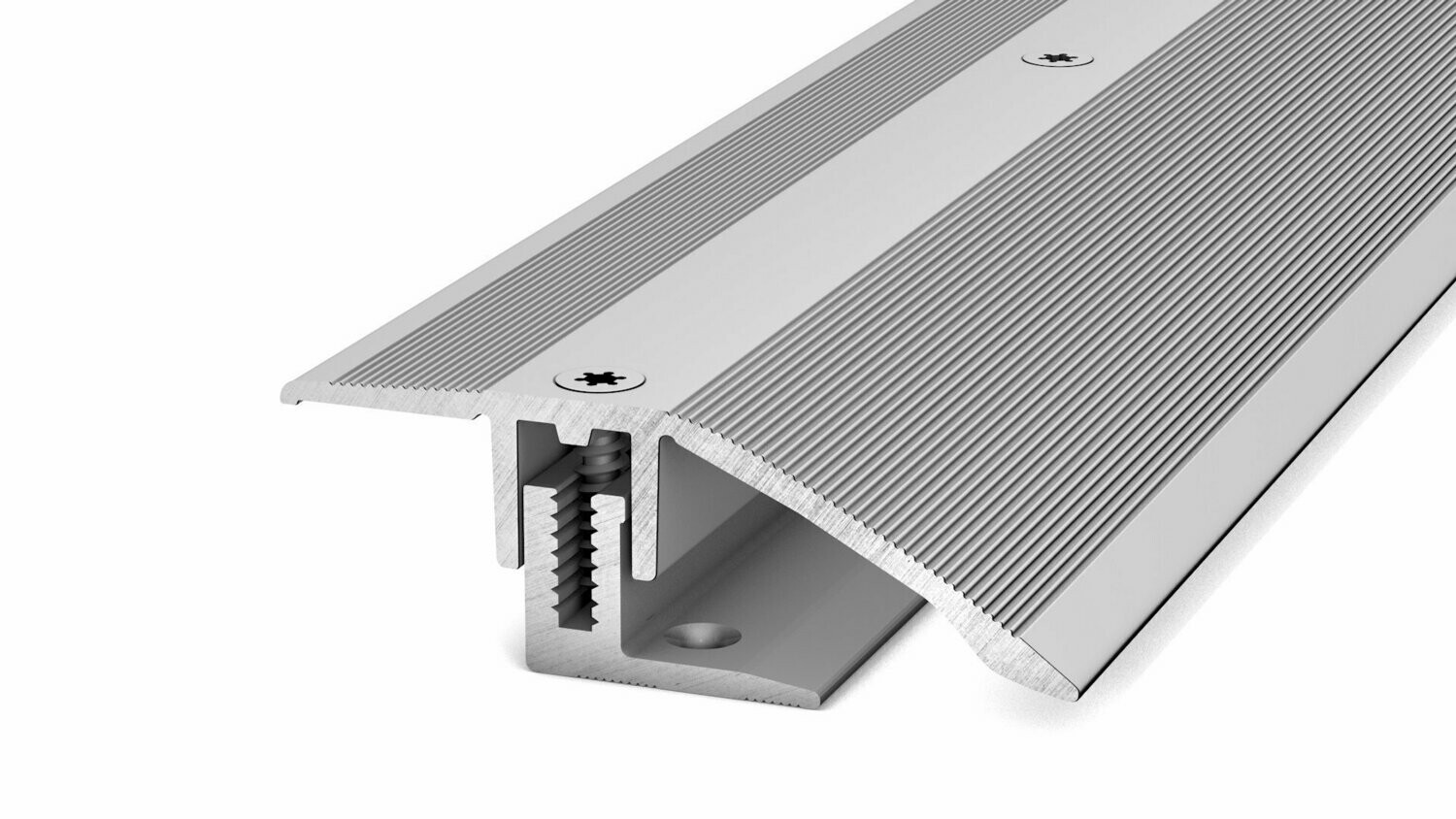 Anpassungsprofil Aluminium Silber elox. 100 cm