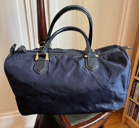 DIOR Christian sac de voyage Bowling vintage monogramme