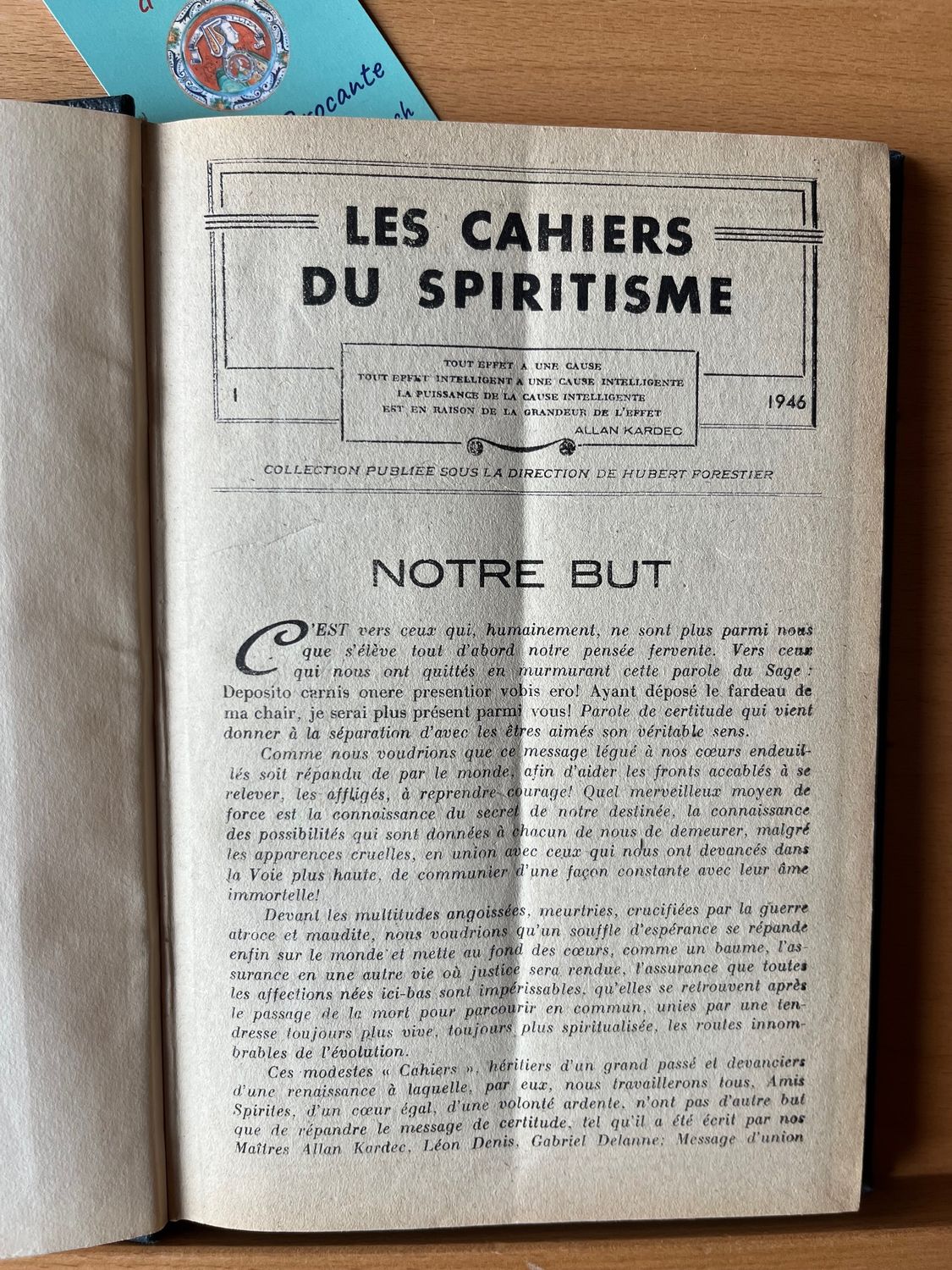 Les Cahiers du Spiritisme N° 1 à 6 (1946-1947)
