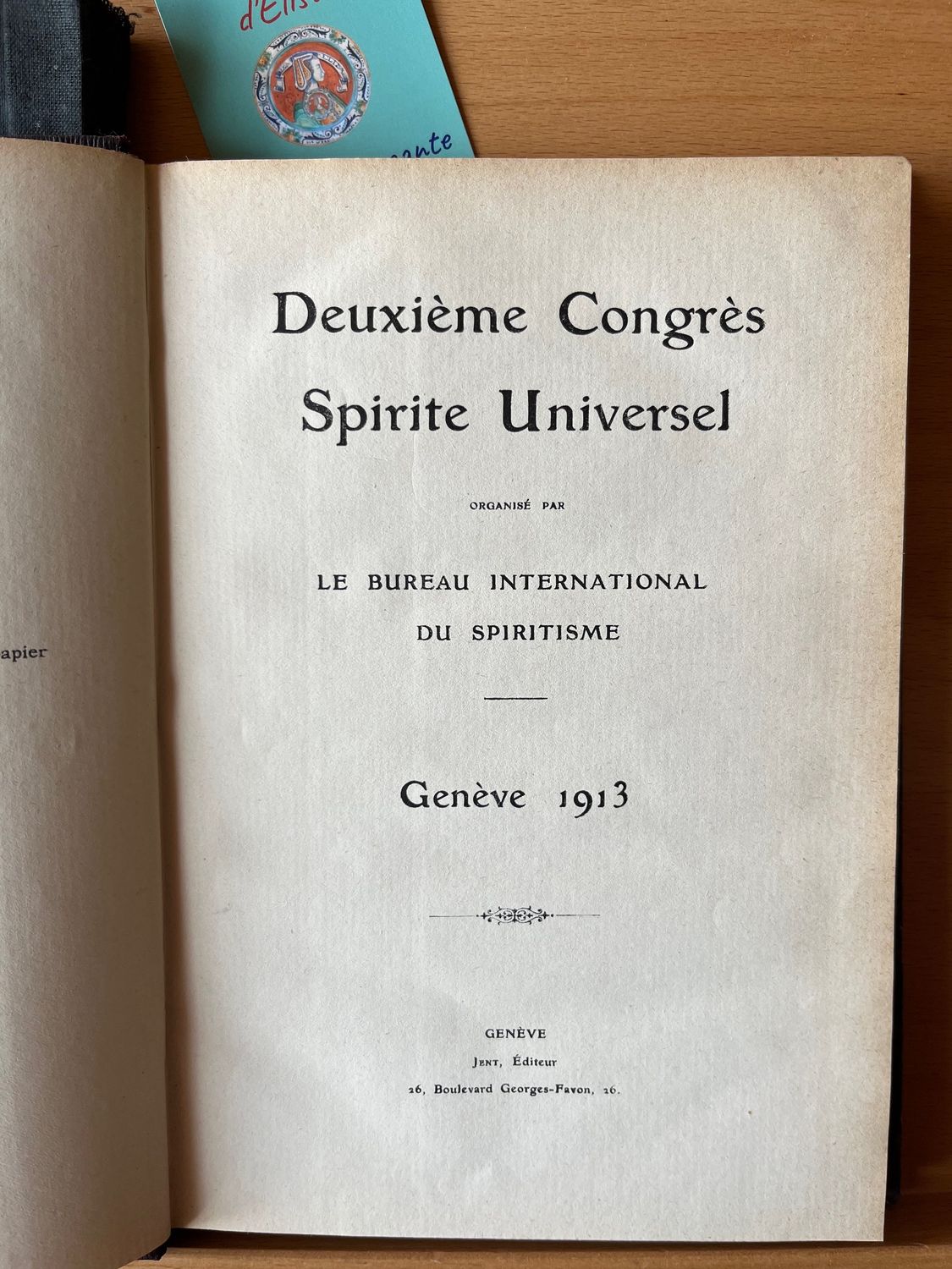 Congrès Spirite Universel 1913
