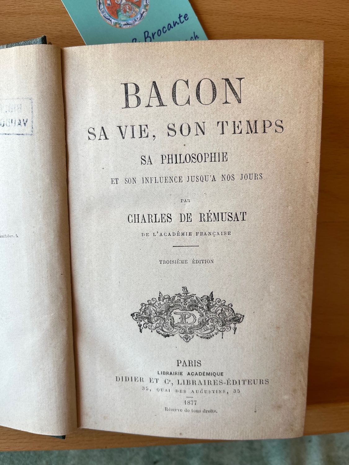 Bacon, sa vie, son temps