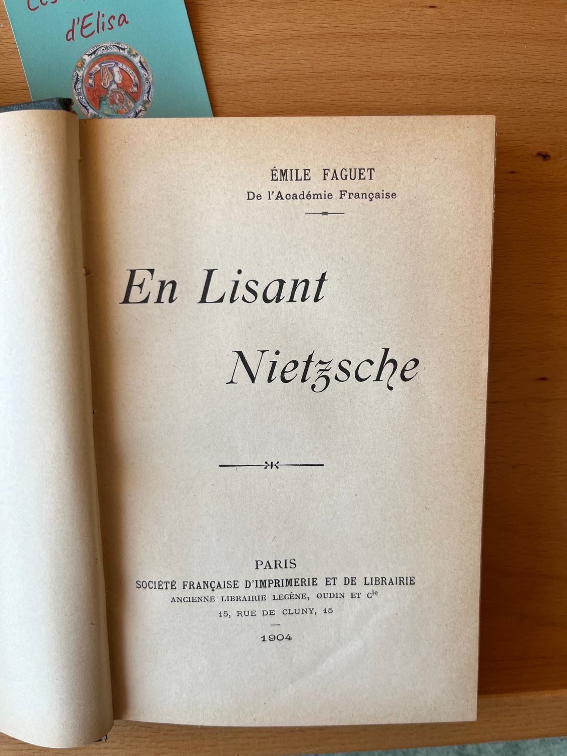En lisant Nietzsche