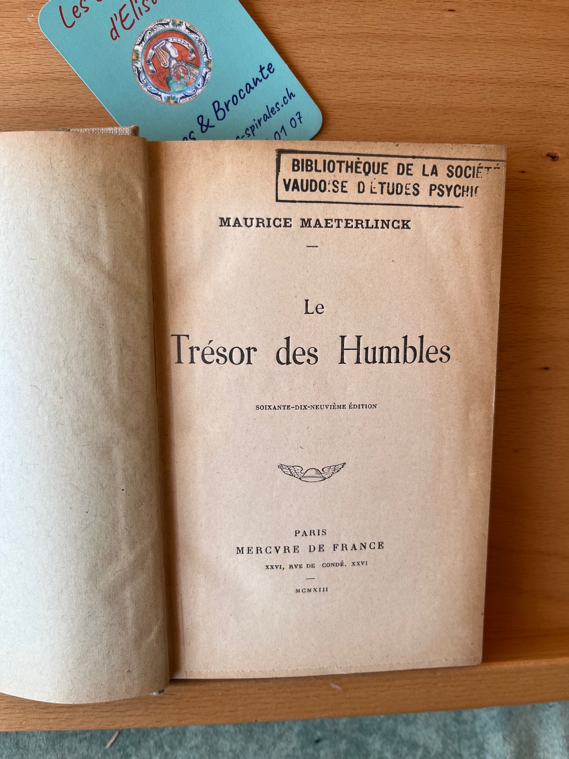 Le trésor des humbles