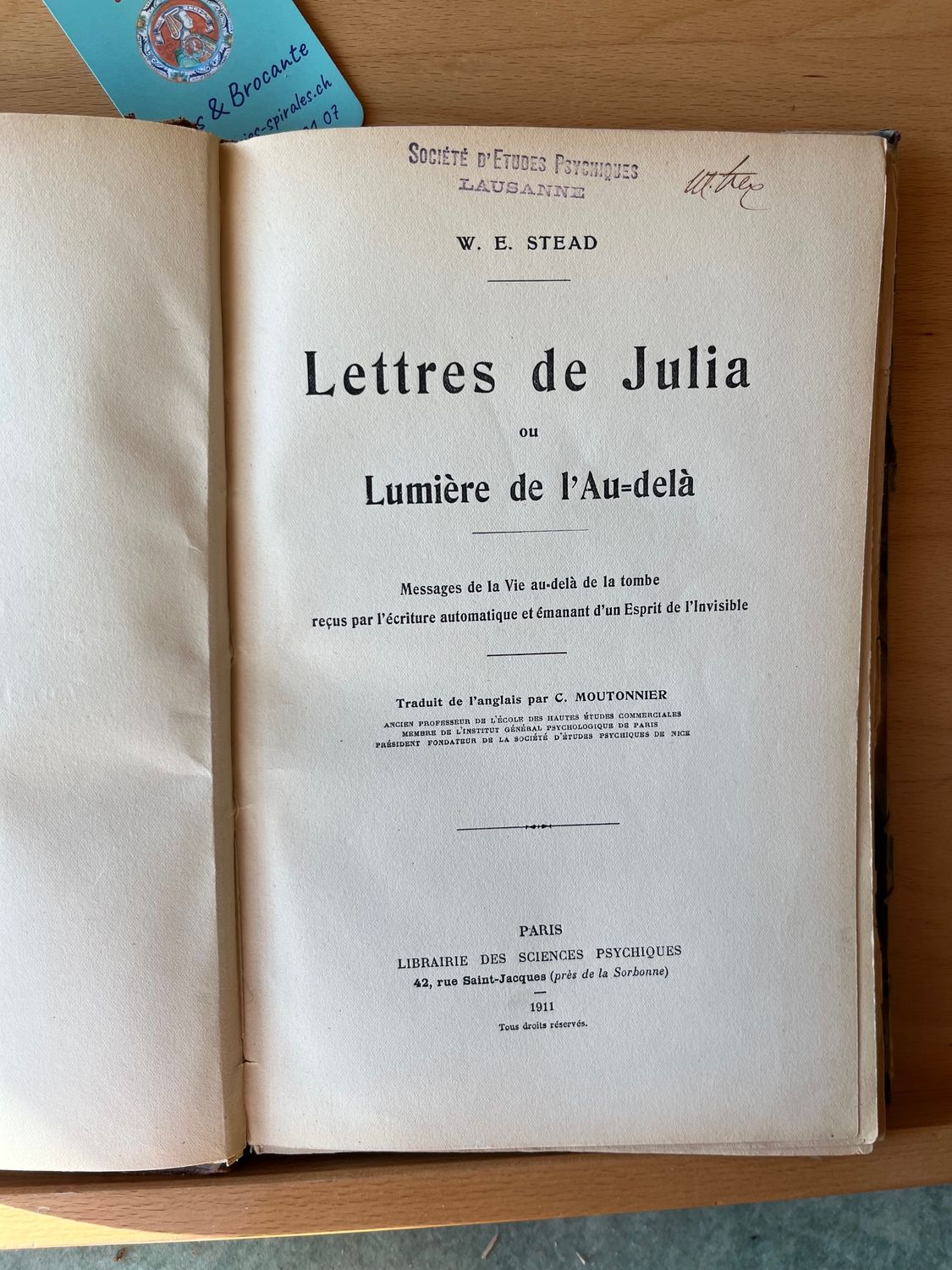 Lettres de Julia ou Lumière de l&#39;Au-delà