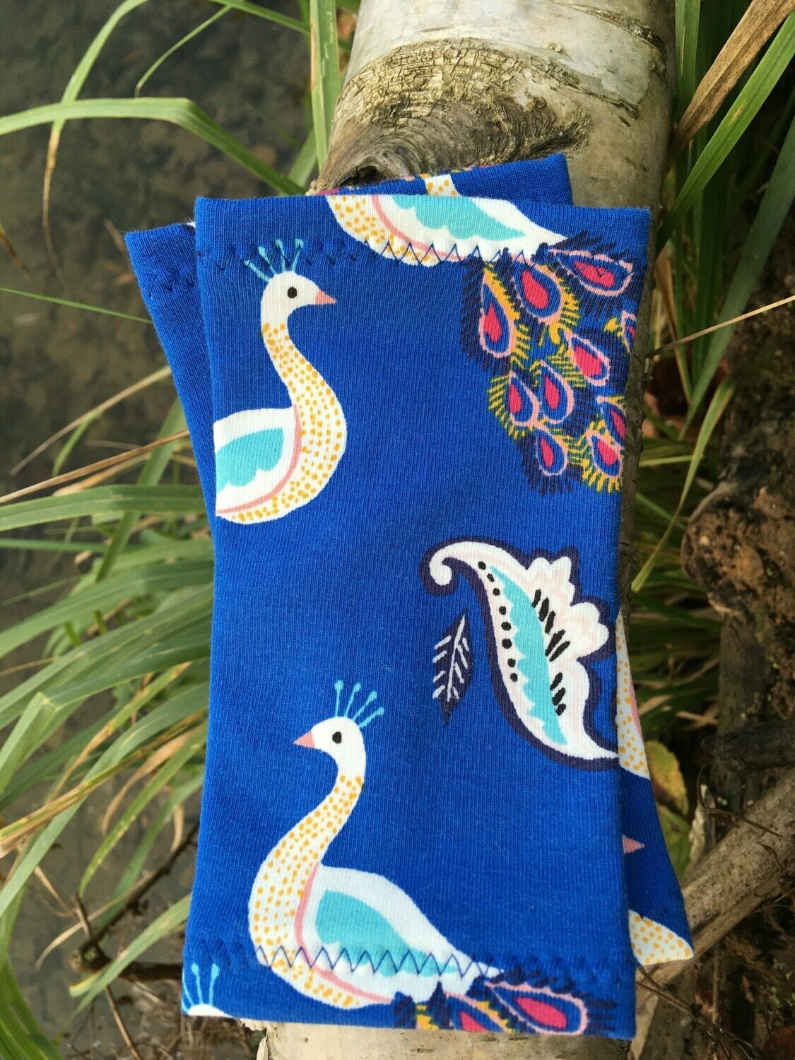 Kinder Pulswärmer Pfau