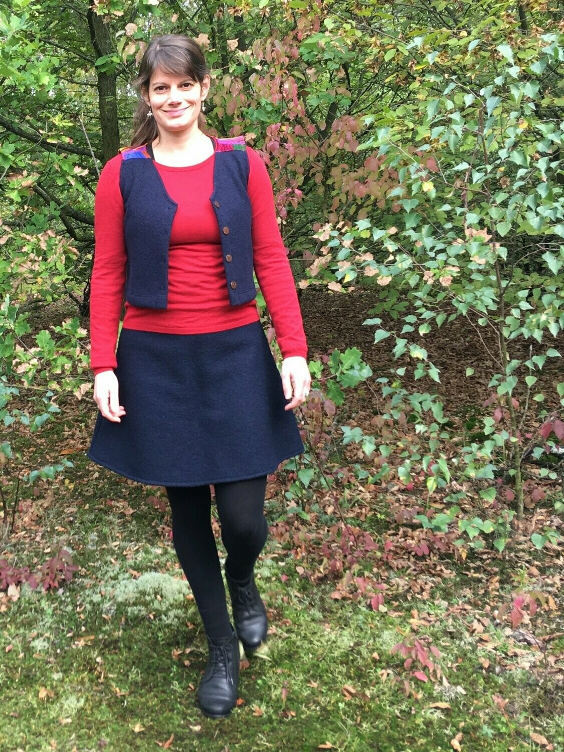 Glockenrock blau Gr. 36/38