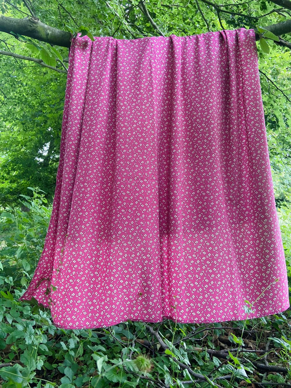 Pinkes Blumenlungi