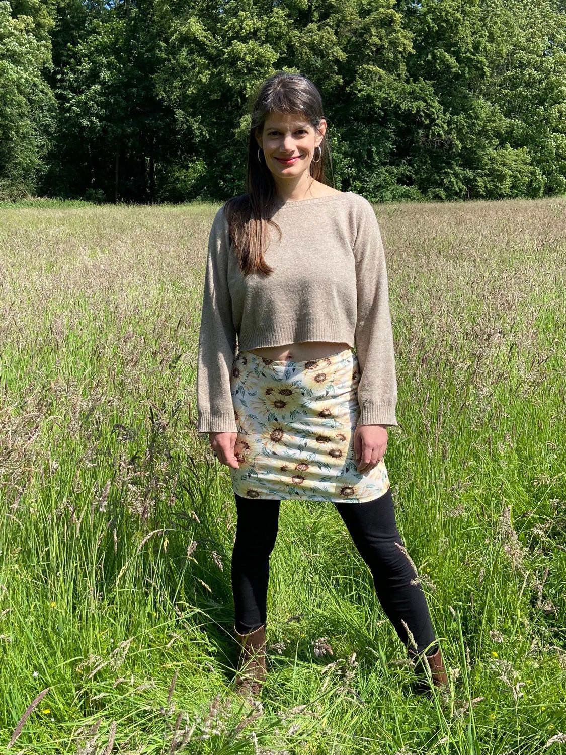 Sonnenblumen Sweatrock