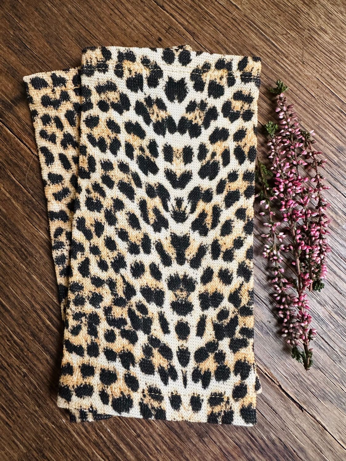 Leoparden Pulswärmer