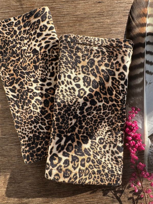 Leoparden Pulswärmer Leoparden Pulswärmer