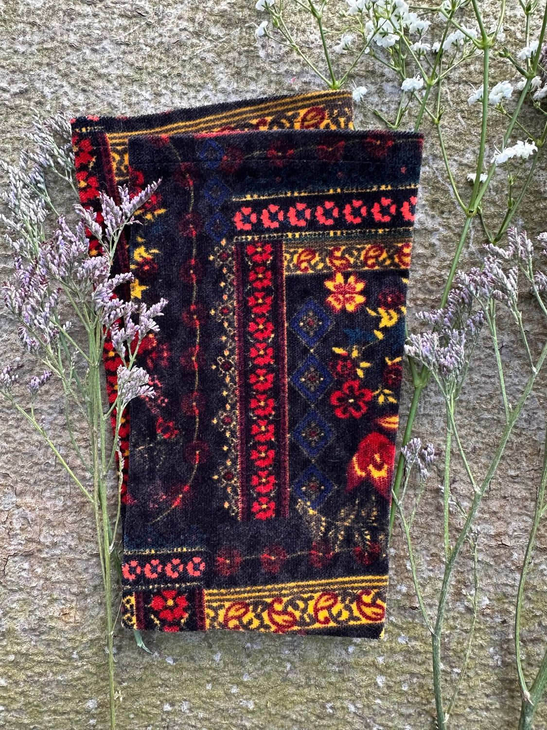 Upcycling Pulswärmer Ornamente