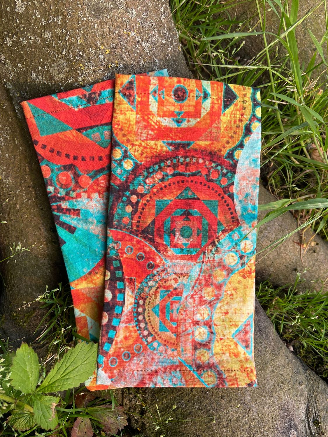 Mandala Pulswärmer vier Elemente Mandala Pulswärmer vier Elemente