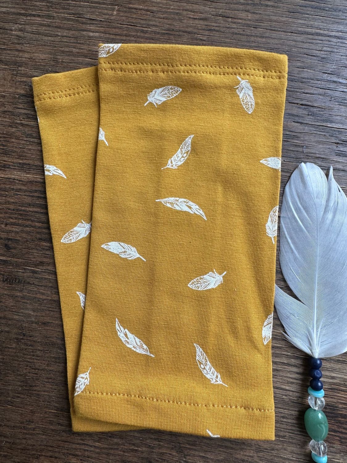 Feder Pulswärmer Feder Pulswärmer