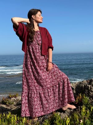Kimono rote Erde Kimono rote Erde