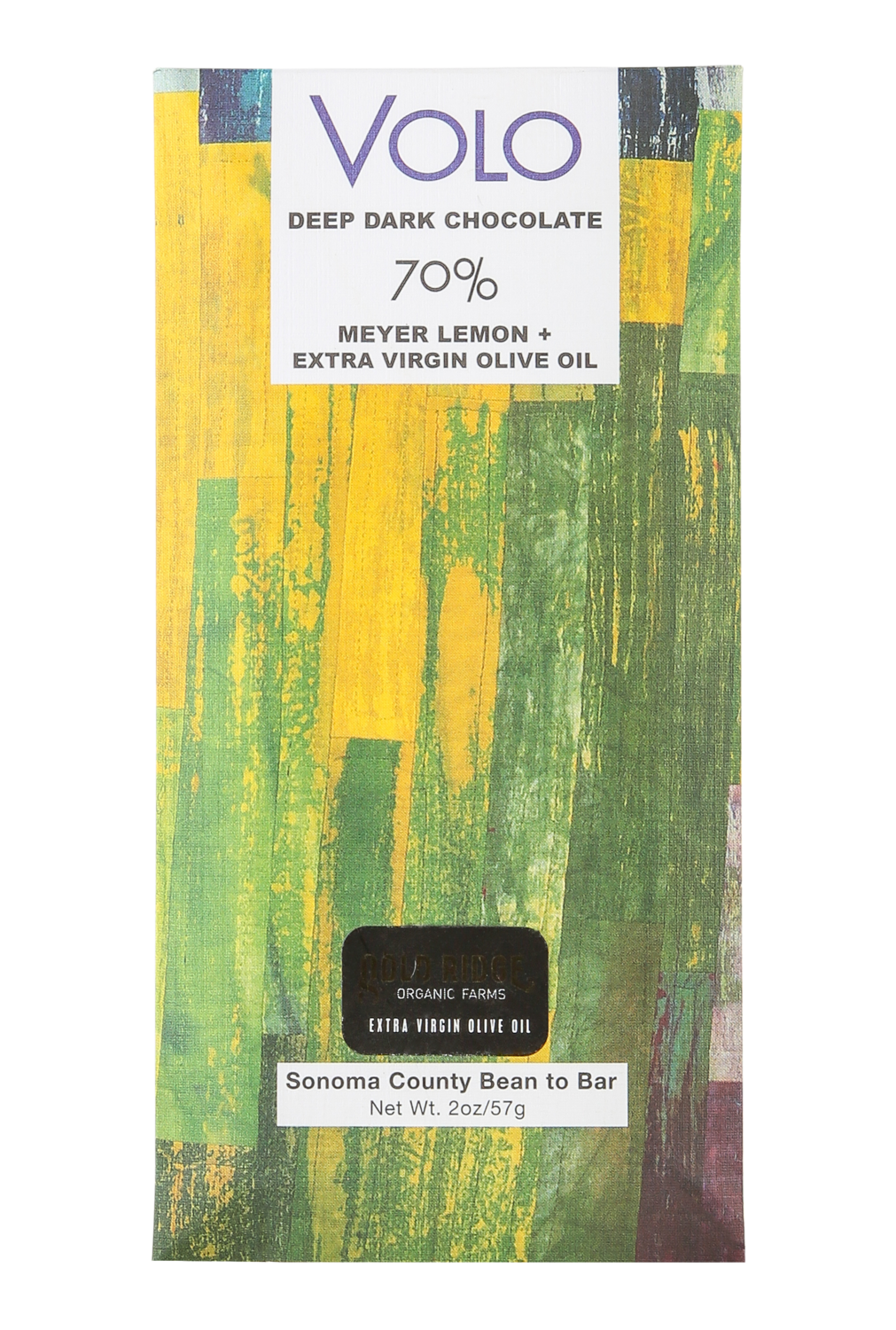 Volo x Gold Ridge Organic Farms Arbequina EVOO | 70% Dark Chocolate W/ Candied Meyer Lemon