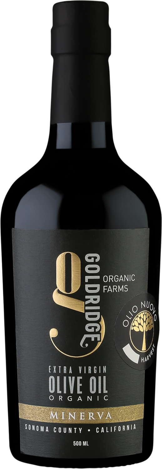 OLIO NUOVO Minerva Blend 500 ML | NEW Harvest ORGANIC California Olive Oil