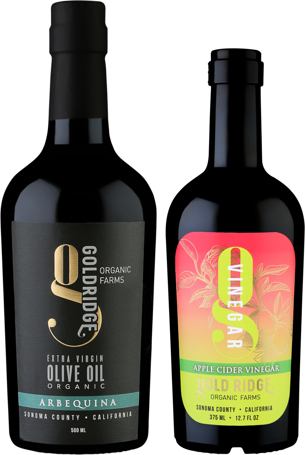 Dynamic Salad Duo #2: Organic Arbequina Blend, California EVOO | Apple Cider Vinegar