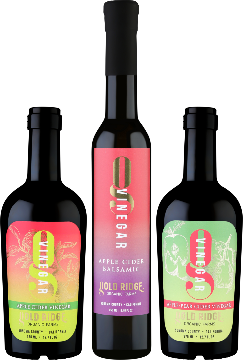 Trio of Apple Cider Vinegar