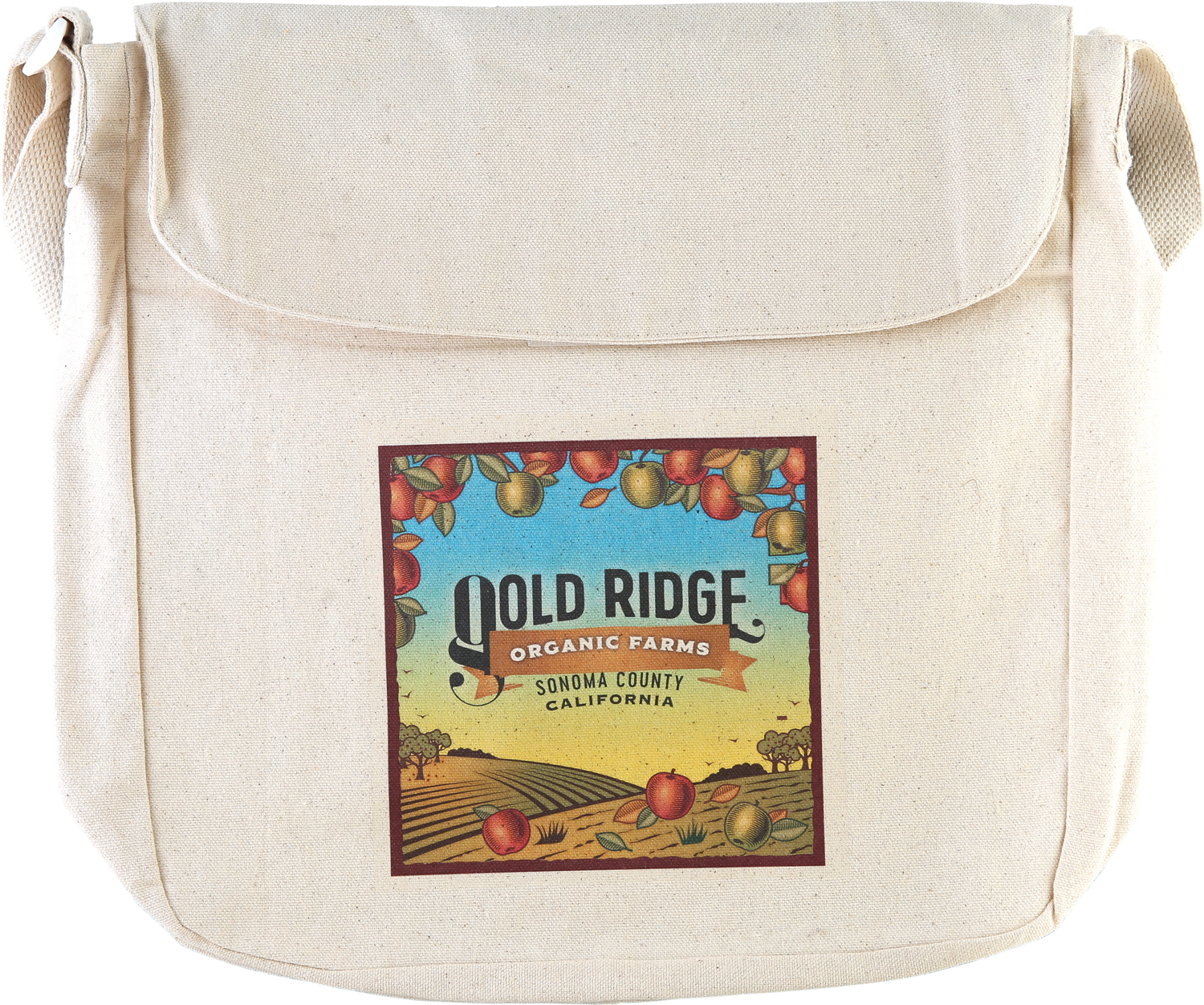 Canvas Apple Picking Messenger Bag