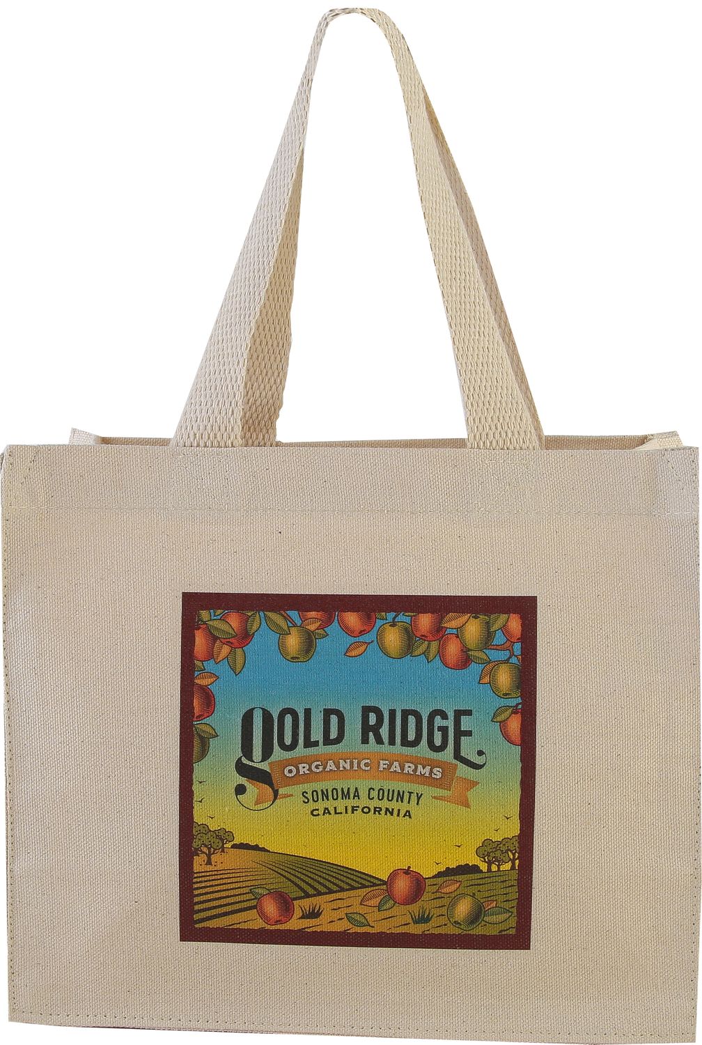 Canvas Apple Lunch Bag