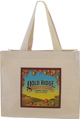 Canvas Apple Lunch Bag