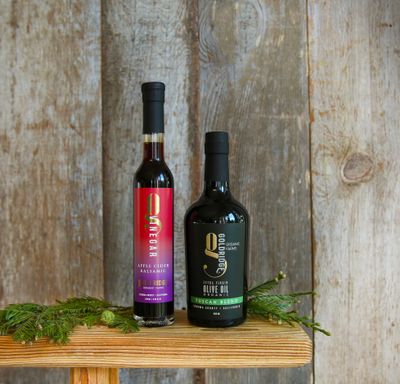 Dynamic Duo #4:  Organic Tuscan Blend, California EVOO &amp; Apple Cider Balsamic Vinegar