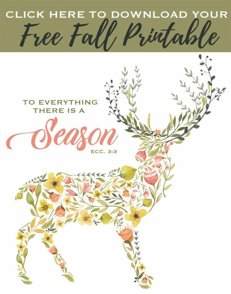 To Everything there is a Season {Fall Printable}