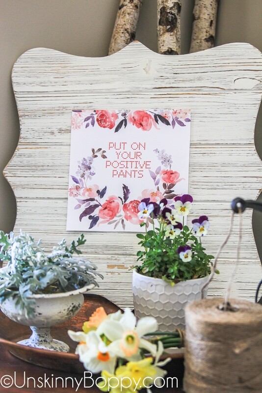 Put on Your Positive Pants {Free Printable}