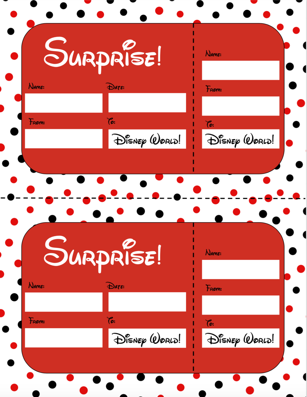 Free Printable Disney Boarding Pass Tickets Cut File Unoriginal Mom 