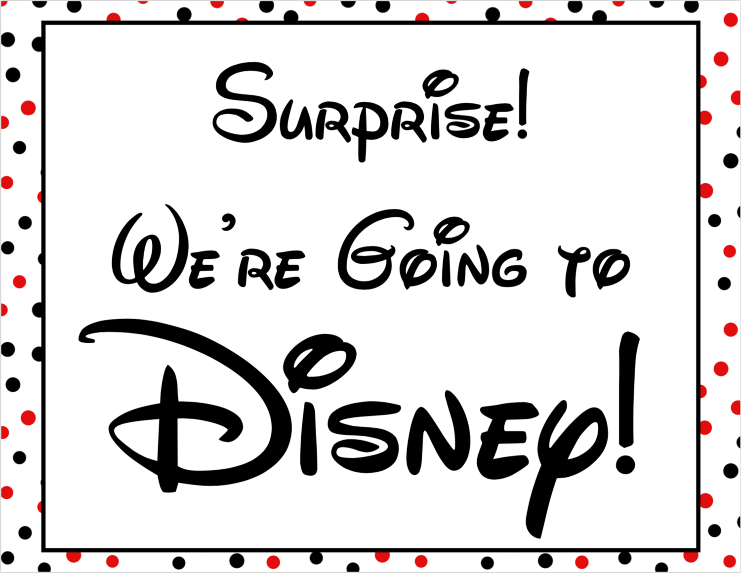 Printable Disney Surprise Printable Word Searches