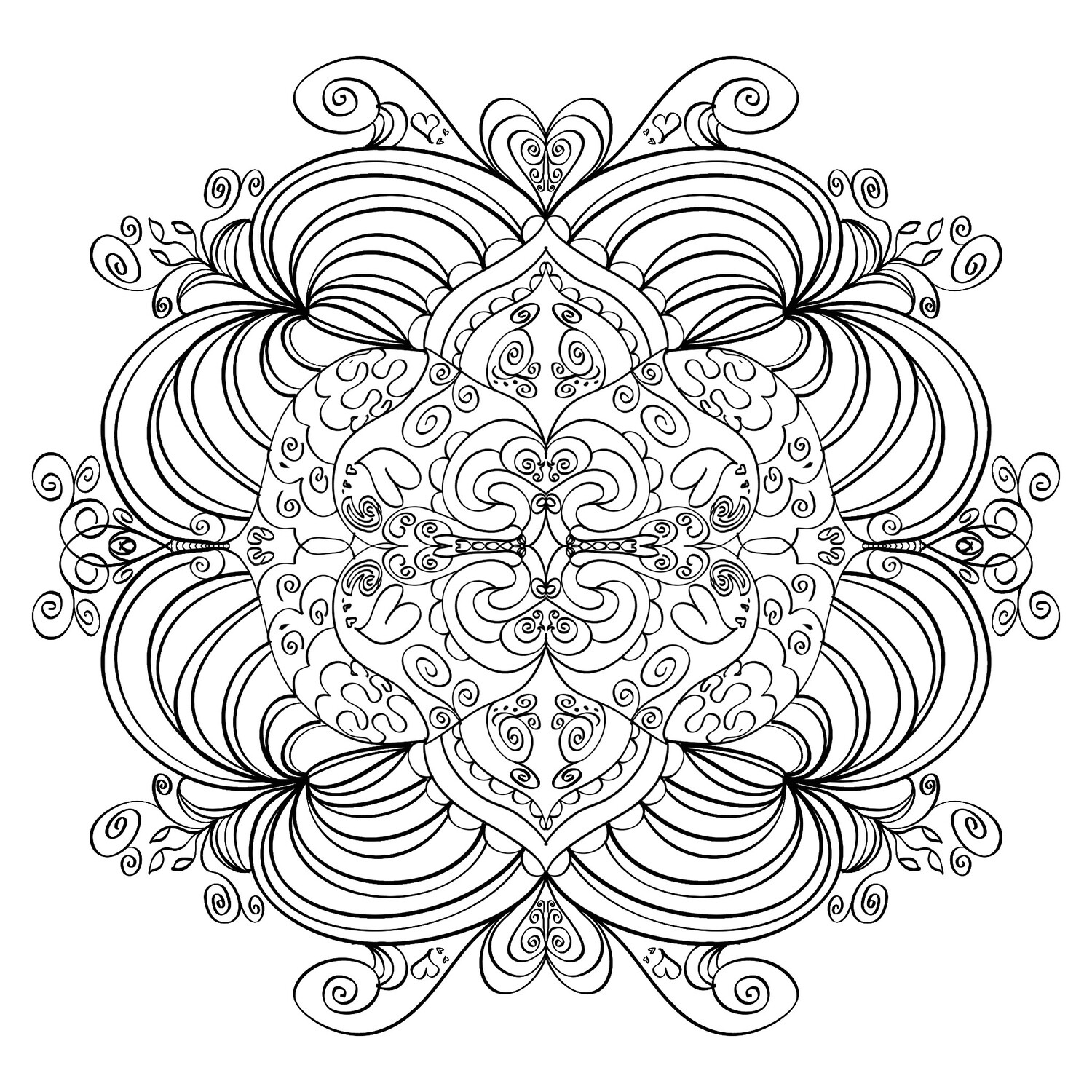 Free Printable Kids + Adult Coloring Pages