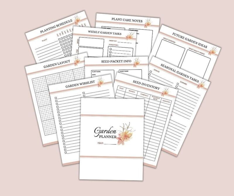 Free Garden Planner + Seed Tracker Journal (17 pg)