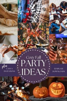 Seven Cozy Fall Party Invitations (Custom Canva Pro Templates)