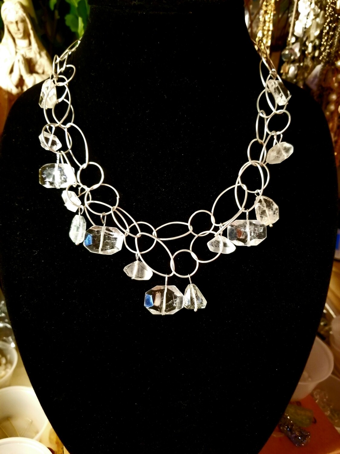 Ice on Glass Necklace