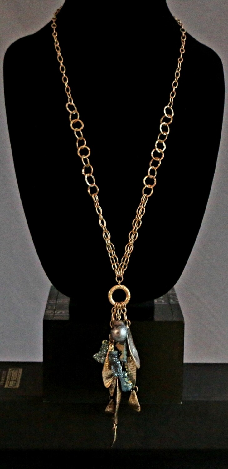 Gone Fishing Tassel Necklace