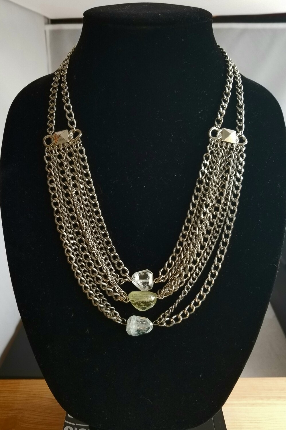Tourmaline Trio Necklace