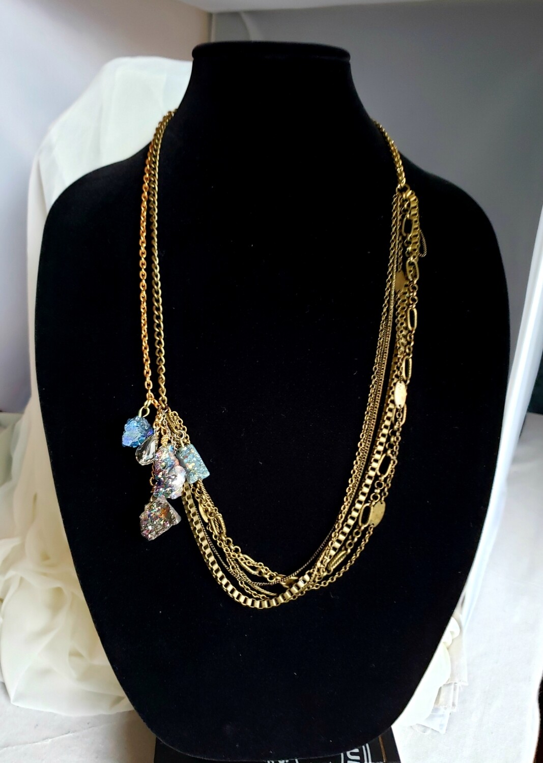 Glimmer Geod Necklace