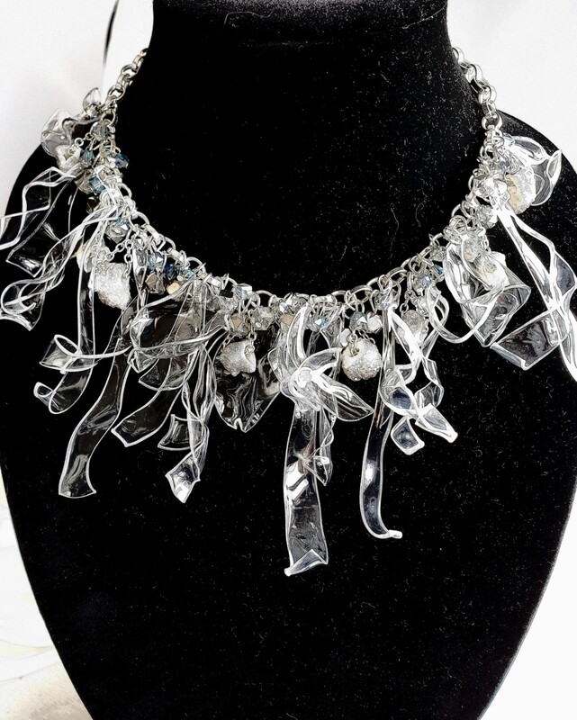 Glass Ribbons Choker