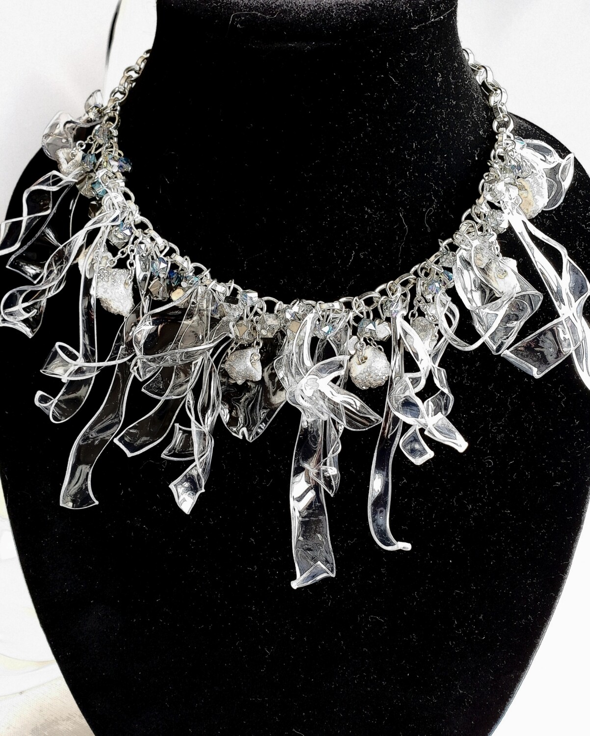 Glass Ribbon Choker