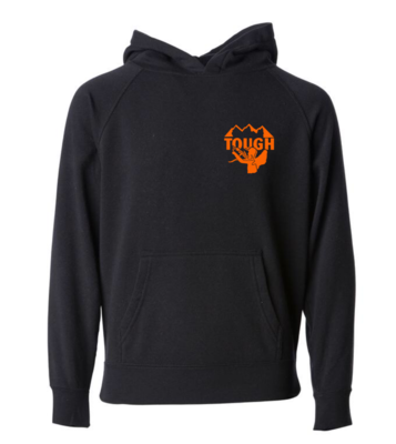 Toddler Tough Black Hooded Sweatshirt Toddler Tough Black Hooded Sweatshirt