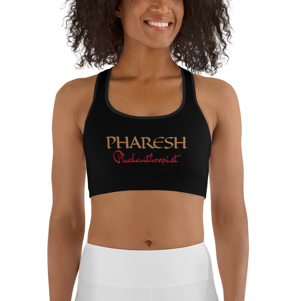 PHARESH Sports bra, Color: White, Size: XS