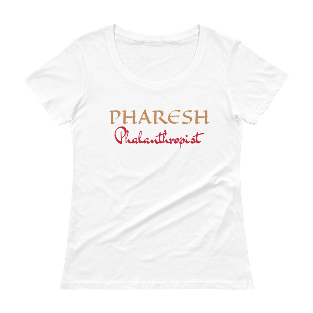 PHARESH Ladies&#39; Scoopneck T-Shirt (Multiple Colors), Color: White, Size: XS