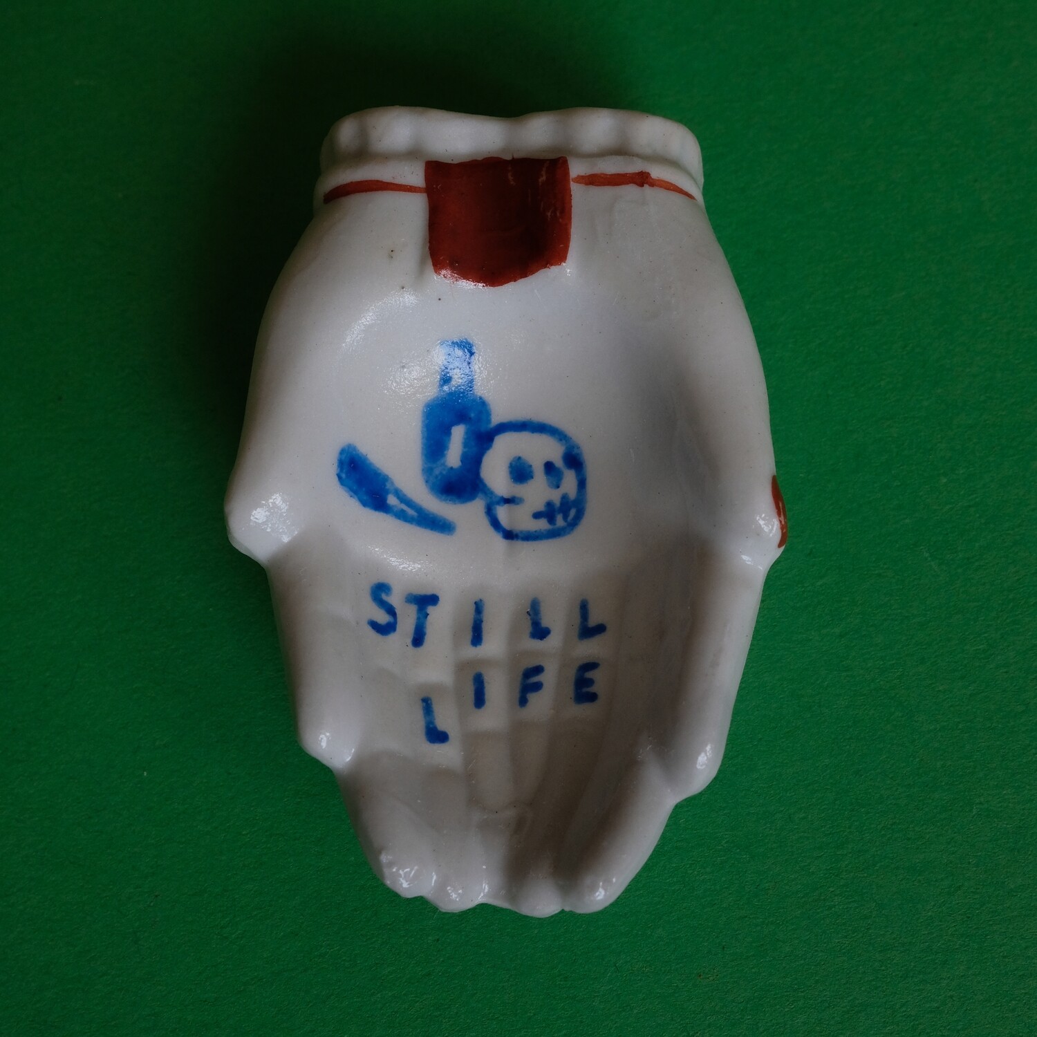 #52 - Small hand painted vintage Japanese ashtray​ by Bruno Levy